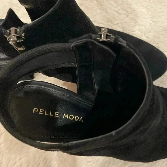 Pelle Moda Black Suede Booties - Picture 7 of 7